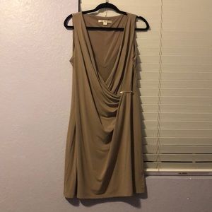 Tan dress Boston Proper